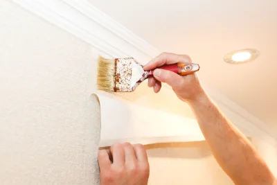 Pose de papier peint à Dracy-le-Fort — revêtements muraux et toiles de verre